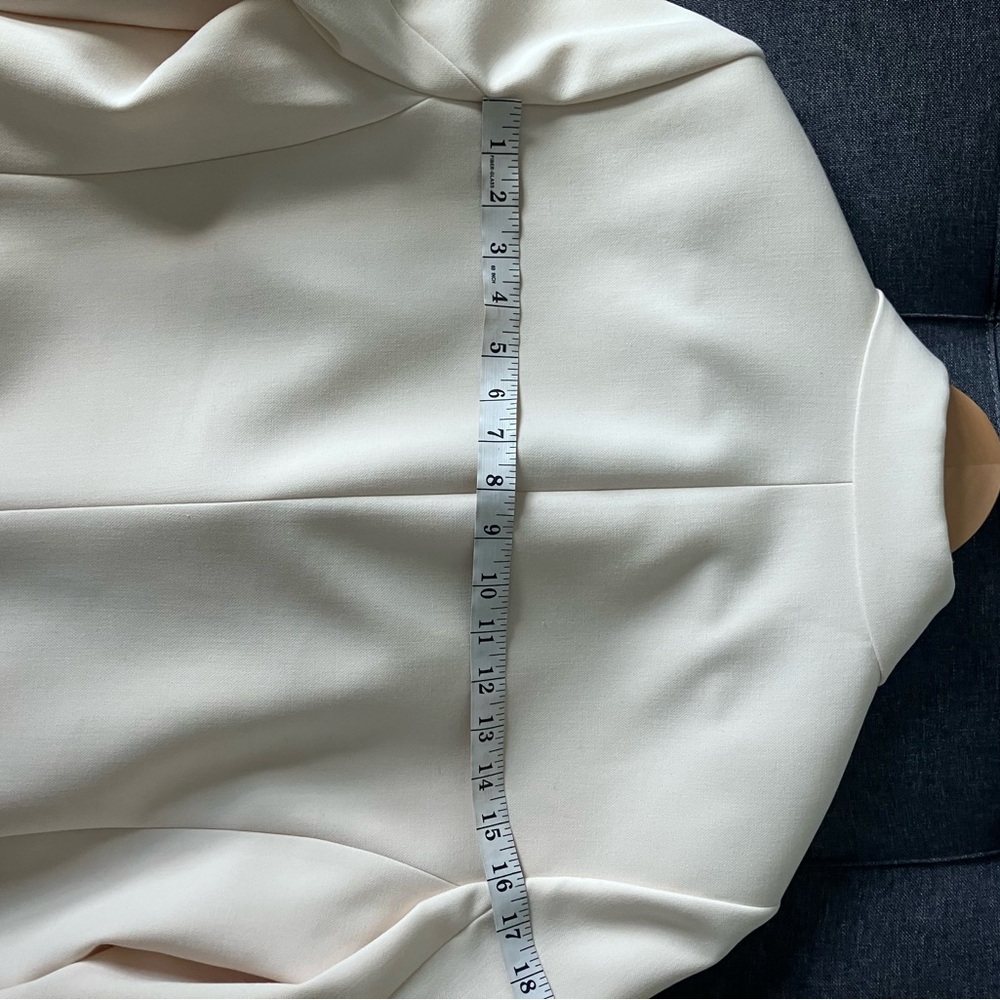VINCE Shrunken Elegant Cream Blazer Size 14 - Picture 13 of 13